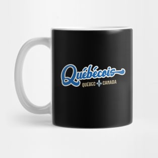 Quebecois - Proud French Canadian du Quebec Dark Blue Mug